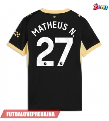 Lacne Ženy Futbalové dres Manchester City Matheus Nunes #27 2026-27 Krátky Rukáv - Preč